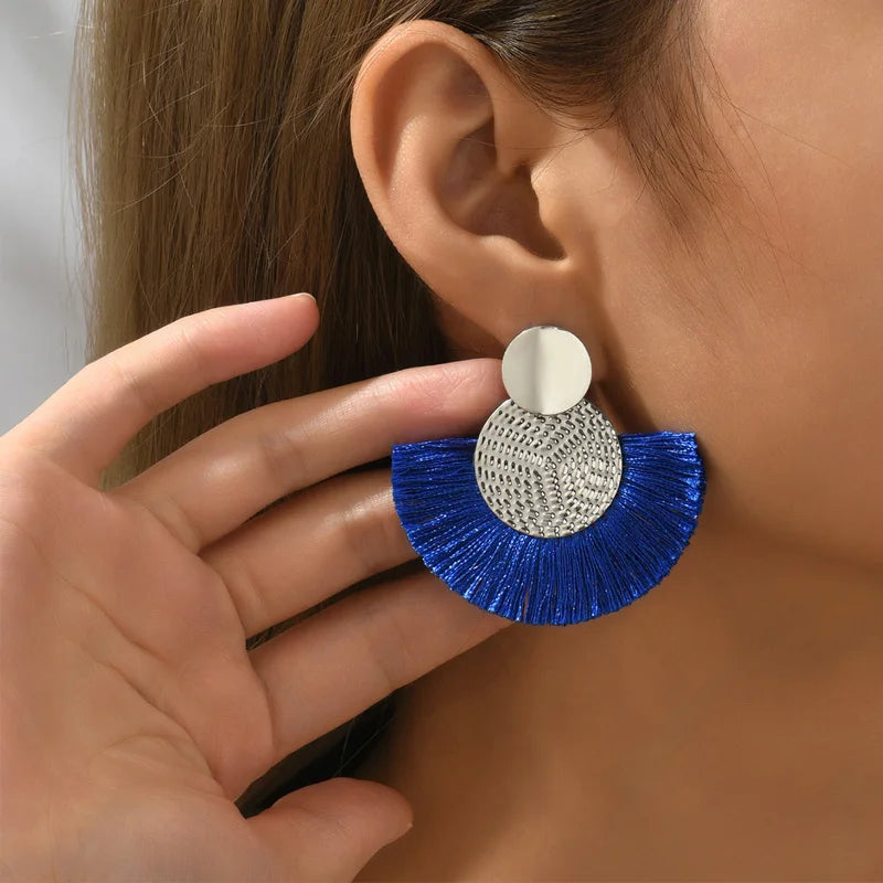 MoonFringe Earrings