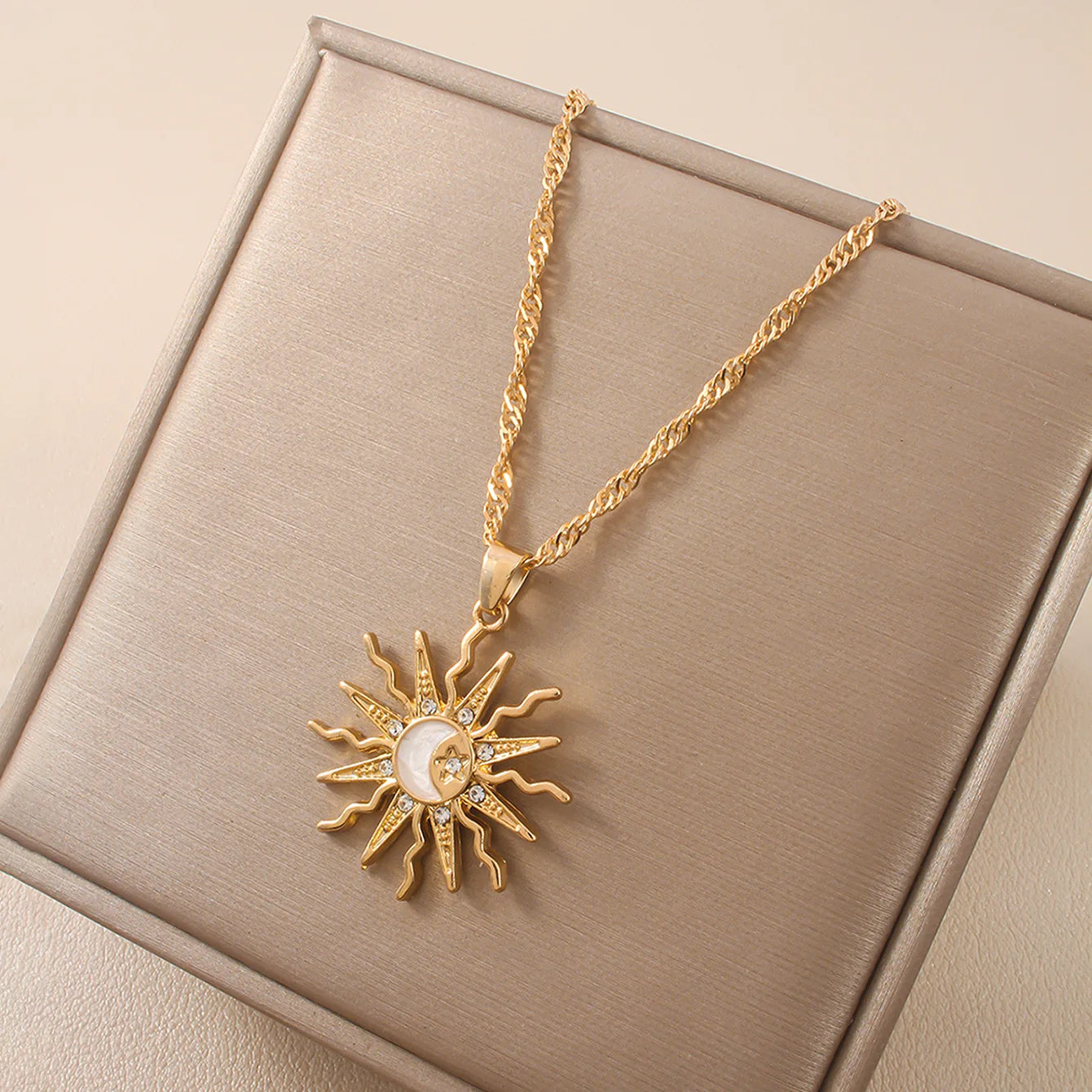 MoonSunStar Necklace