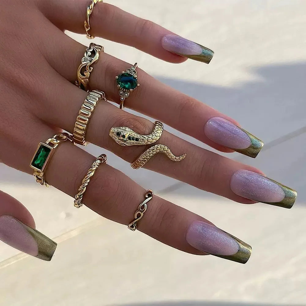 AuraSnake Ring Set